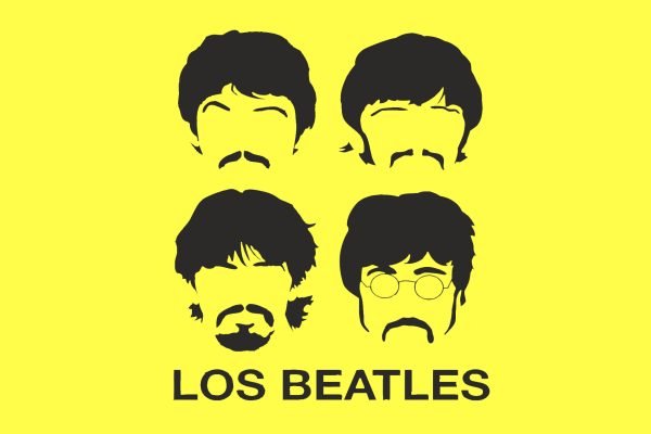 Beatles T-Shirt, Los Beatles Merchandise, Fab Four Hairstyles T-Shirt, Vintage Beatles Shirt, Beatles Fan Gift, 60s Music T-Shirt, Iconic Band Merch, Beatles Collection