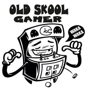 Retro Gaming T-Shirt, Pac-Man Arcade T-Shirt, Old Skool Gamer Tee, Vintage Video Game Shirt, 80s Gaming Apparel, Classic Arcade T-Shirt, Unisex Retro Gamer Shirt, Nostalgic Gaming Clothing