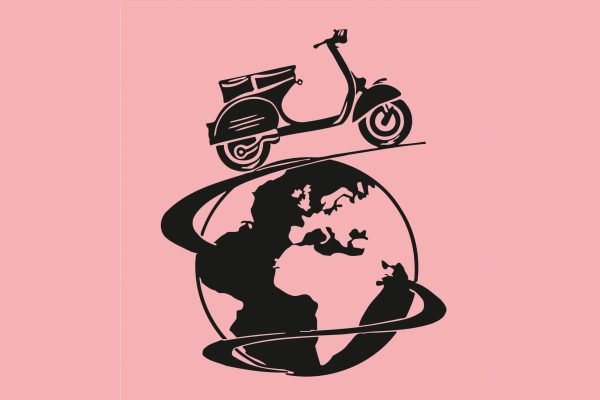 Vespa T-Shirt, Vespa Scooter T-Shirt, Travel-Themed T-Shirt, Adventure T-Shirt, Vintage Vespa Design, Unisex Travel T-Shirt, Vespa Lover Gift, Retro Scooter T-Shirt, Top of the World T-Shirt, Unique Vespa Apparel.