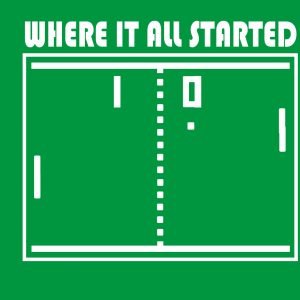 Retro Activision Football T-Shirt, Vintage Gaming T-Shirt, Classic 2D Football Game Shirt, Where It All Started T-Shirt, Old-School Video Game Apparel, Nostalgic Gaming Merchandise, Football Video Game T-Shirt, Retro Sports Gaming Tee