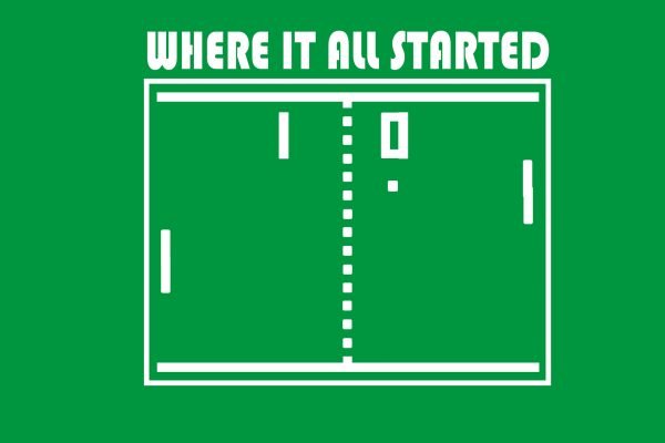 Retro Activision Football T-Shirt, Vintage Gaming T-Shirt, Classic 2D Football Game Shirt, Where It All Started T-Shirt, Old-School Video Game Apparel, Nostalgic Gaming Merchandise, Football Video Game T-Shirt, Retro Sports Gaming Tee