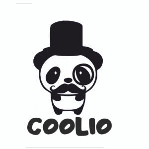 Customisable Baby Gro, Cool Cute Panda Baby Outfit, Unique Baby Gift, Personalised Baby Clothes, Trendy Baby Gro with Moustache Design, COOLIO Baby Outfit, Fun Panda Baby Clothes, Soft and Comfortable Baby Gro