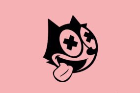 Felix the Cat T-Shirt, Smiling Cat Shirt, Tongue Out Cat Tee, Vintage Cartoon T-Shirt, Cute Cat Graphic Tee, Retro Felix Cat Merch, Funny Cat Lover Shirt