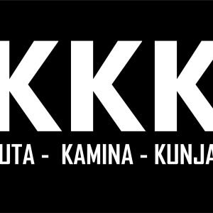 Kuta Kameena Kunjar Graphic T-Shirt with bold oversized KKK design and edgy text, perfect for streetwear and casual fashion.