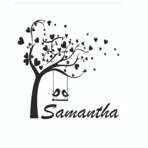 Customisable baby gro, Two birds on a swing baby gro, Love heart tree design baby gro, Personalised baby clothing, Soft cotton baby gro, Unique baby gift ideas, Eco-friendly baby gro, Hypoallergenic baby clothing