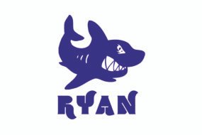 custom baby gro, snarling shark baby gro, personalised baby gift, shark-themed baby clothes, baby shower gift, unique baby outfit, soft baby gro, unisex baby clothes, baby shark design, custom text baby gro.